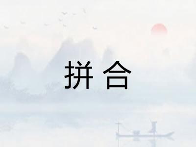拼合