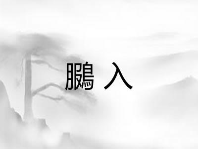鵩入 鵩入