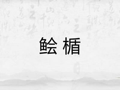 鲙楯 鲙楯