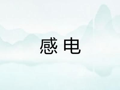 感电 感电