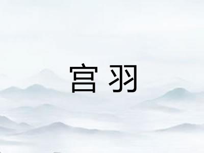 宫羽 宫羽