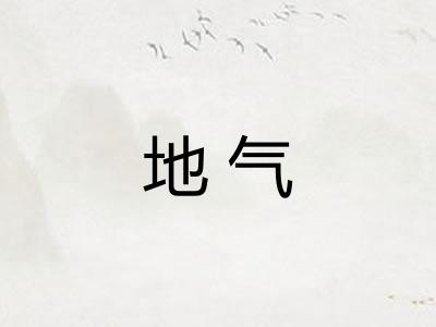 地气 地气