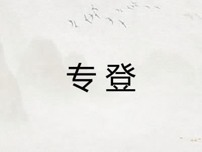 专登