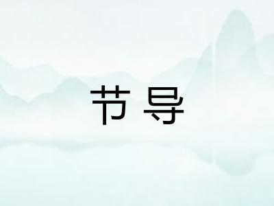 节导 节导