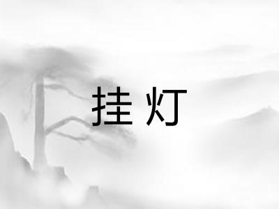 挂灯 挂灯
