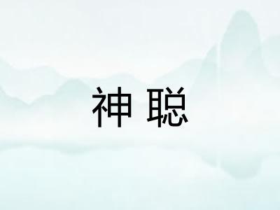 神聪 神聪