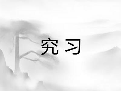 究习 究习