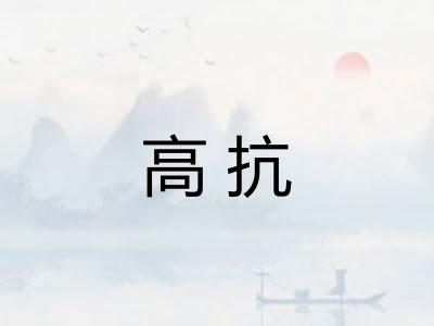 高抗 高抗