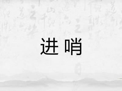 进哨 进哨