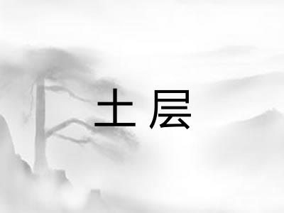 土层 土层
