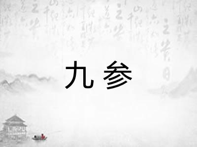 九参 九参