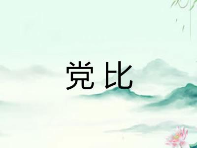 党比 党比