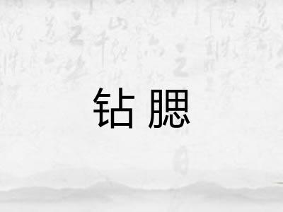 钻腮 钻腮