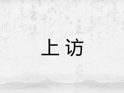 上访 上访