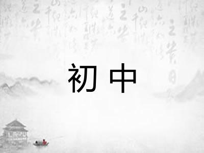 初中