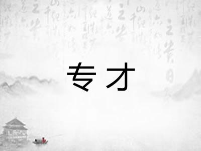 专才