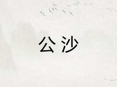 公沙 公沙