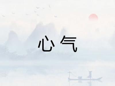 心气 心气