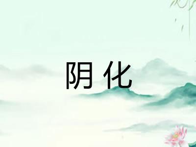 阴化 阴化
