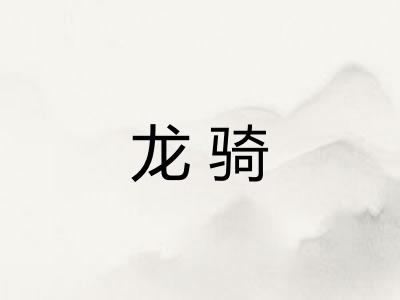 龙骑 龙骑