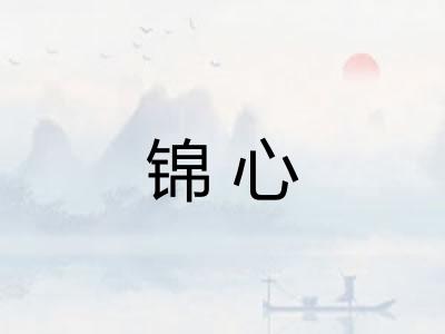 锦心 锦心