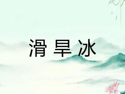 滑旱冰 滑旱冰