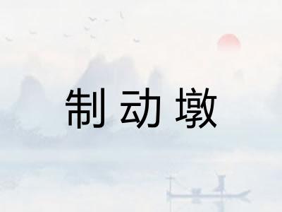 制动墩 制动墩