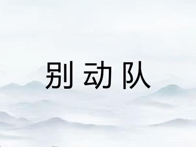 别动队