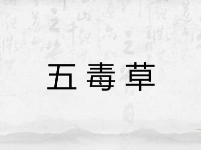 五毒草 五毒草