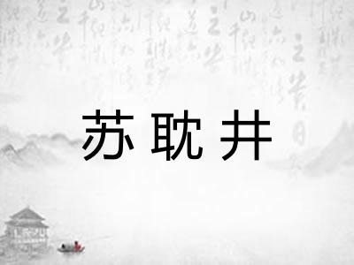 苏耽井 苏耽井