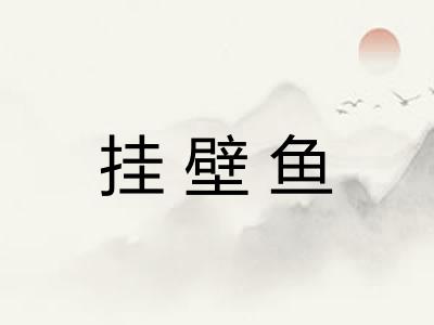 挂壁鱼 挂壁鱼