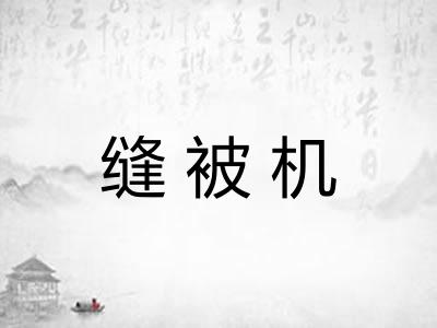 缝被机 缝被机