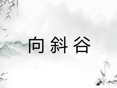 向斜谷