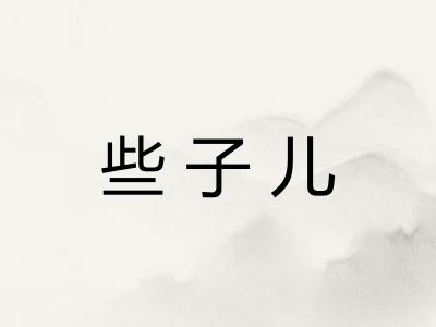 些子儿