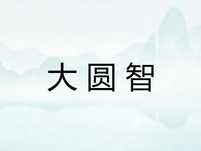 大圆智 大圆智