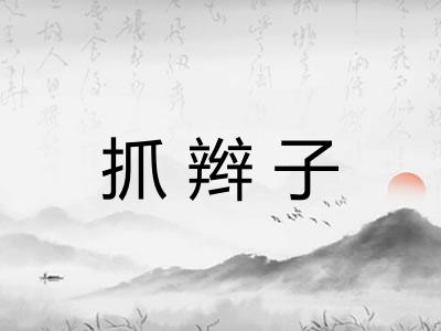 抓辫子 抓辫子