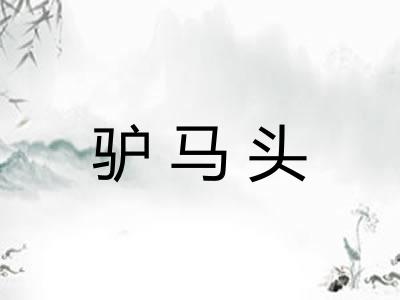 驴马头 驴马头