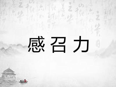 感召力 感召力