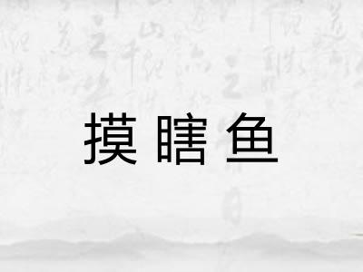 摸瞎鱼 摸瞎鱼