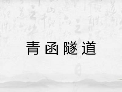 青函隧道 青函隧道