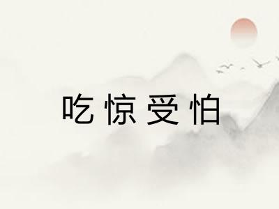 吃惊受怕 吃惊受怕