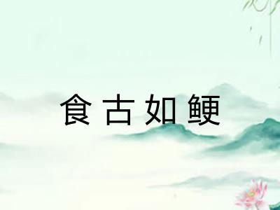 食古如鲠 食古如鲠