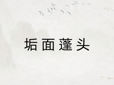 垢面蓬头 垢面蓬头