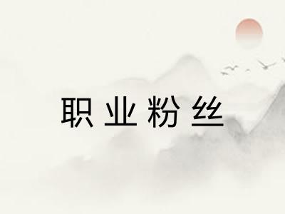 职业粉丝 职业粉丝