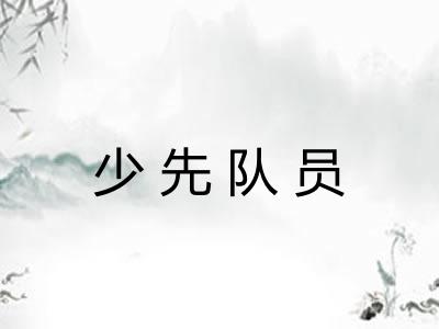 少先队员 少先队员