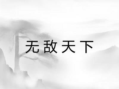 无敌天下 无敌天下