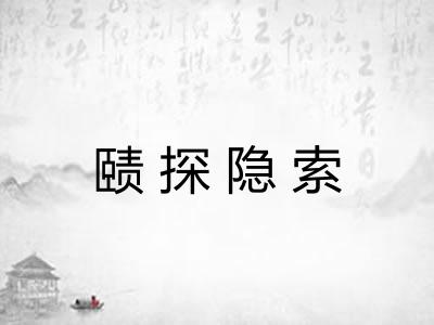 赜探隐索