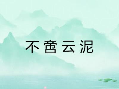 不啻云泥 不啻云泥