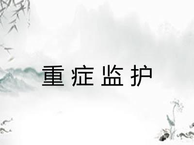 重症监护 重症监护