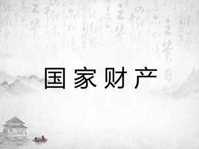 国家财产 国家财产